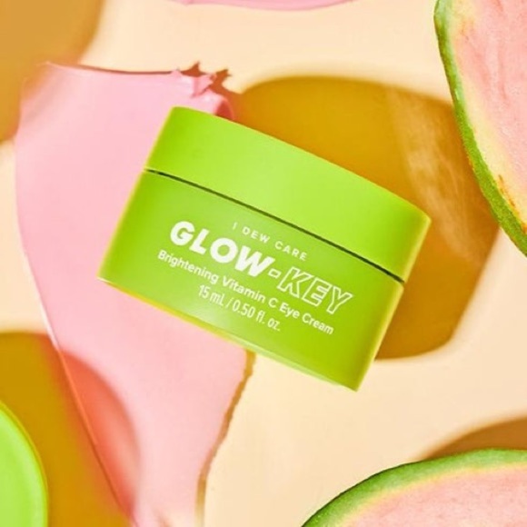 I Dew Care Glow-Key Brightening Vitamin C Eye Cream + De-Puffing Applicator NWB - Picture 2 of 8